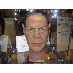 Wax head of LEONARD NIMNOY as SPOCK
