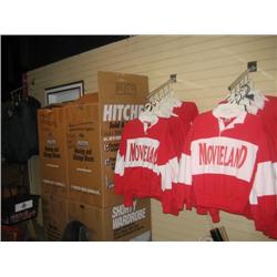 Miscellaneous Movieland Wax Museum uniforms: 4 boxes of