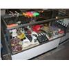 Image 1 : Glass display cabinet with miscellaneous Movieland Wax 