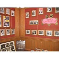 (lot) 50 plus framed photos & lobby car