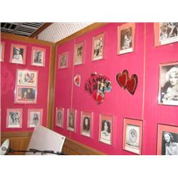 (22) Framed photos of Glamour Girls
