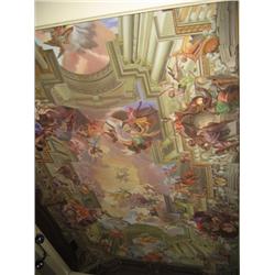 Fabulous CEILING MURAL - Movieland Wax Museum