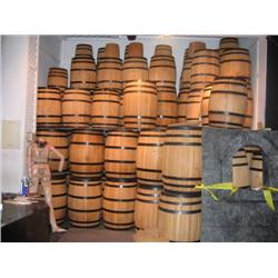 (lot) WOODEN BARRELS - approx. 60 barre