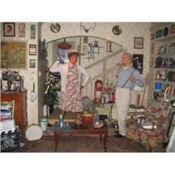 REDD FOXX and LAWANDA PAGE Movieland Museum Wax Figures