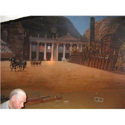 Backdrop - Thousands of citizens of Rom