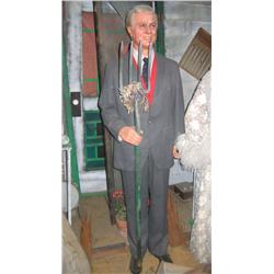 Green Acres EDDIE ALBERT Movieland Museum Wax Figure