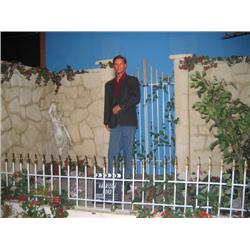 (lot) set/scene props: rock, stage, sta