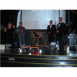 (lot) stage & mirrors  (no wax figure)