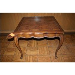 Wooden Card Table with 4 drink holders