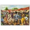 Image 2 : Ben Enwonwu Nigerian Modernist Oil on Board 1971