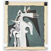 Image 2 : Wifredo Lam Cuban Surrealist Acrylic on Canvas