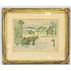 Image 2 : Paul Caron 1874-1941 Canadian Signed Litho 1932