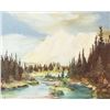 Image 1 : Signed L.N Oil on Panel Landscape