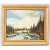 Image 2 : Signed L.N Oil on Panel Landscape
