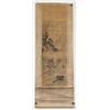 Image 2 : 18th C. Chinese/Japanese Watercolor Silk Roll
