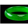 Image 3 : Chinese Green Hardstone Carved Bangle
