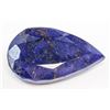 Image 1 : 135.00 ct Pear Cut Blue Sapphire Gemstone AGSL