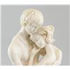 Image 2 : European White Ceramic Couple Statue Artist Signed