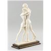Image 4 : European White Ceramic Couple Statue Artist Signed