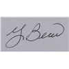 Image 1 : Yogi Berra Autographed Index Card JSA Letter