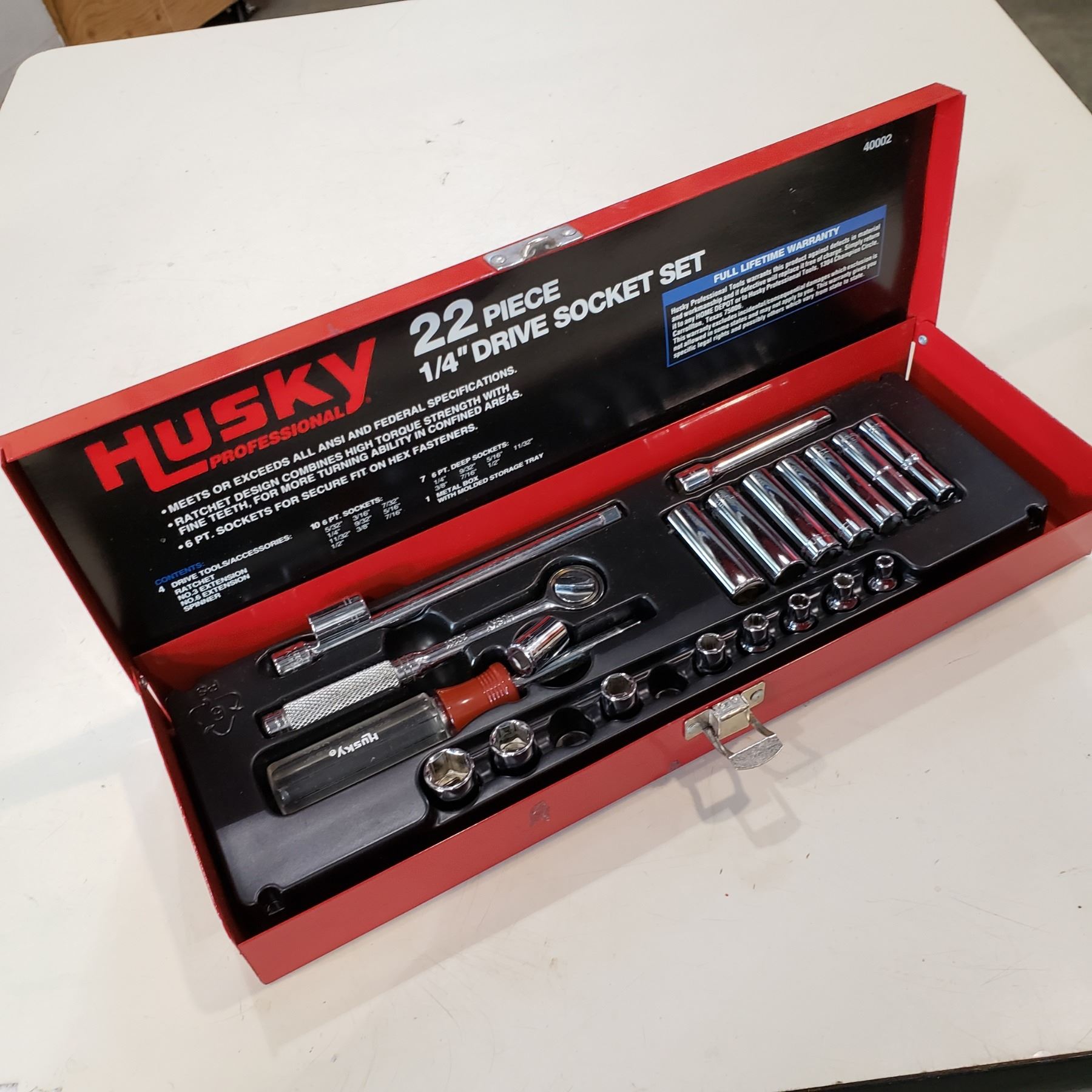 Husky socket set replacement case Clearance