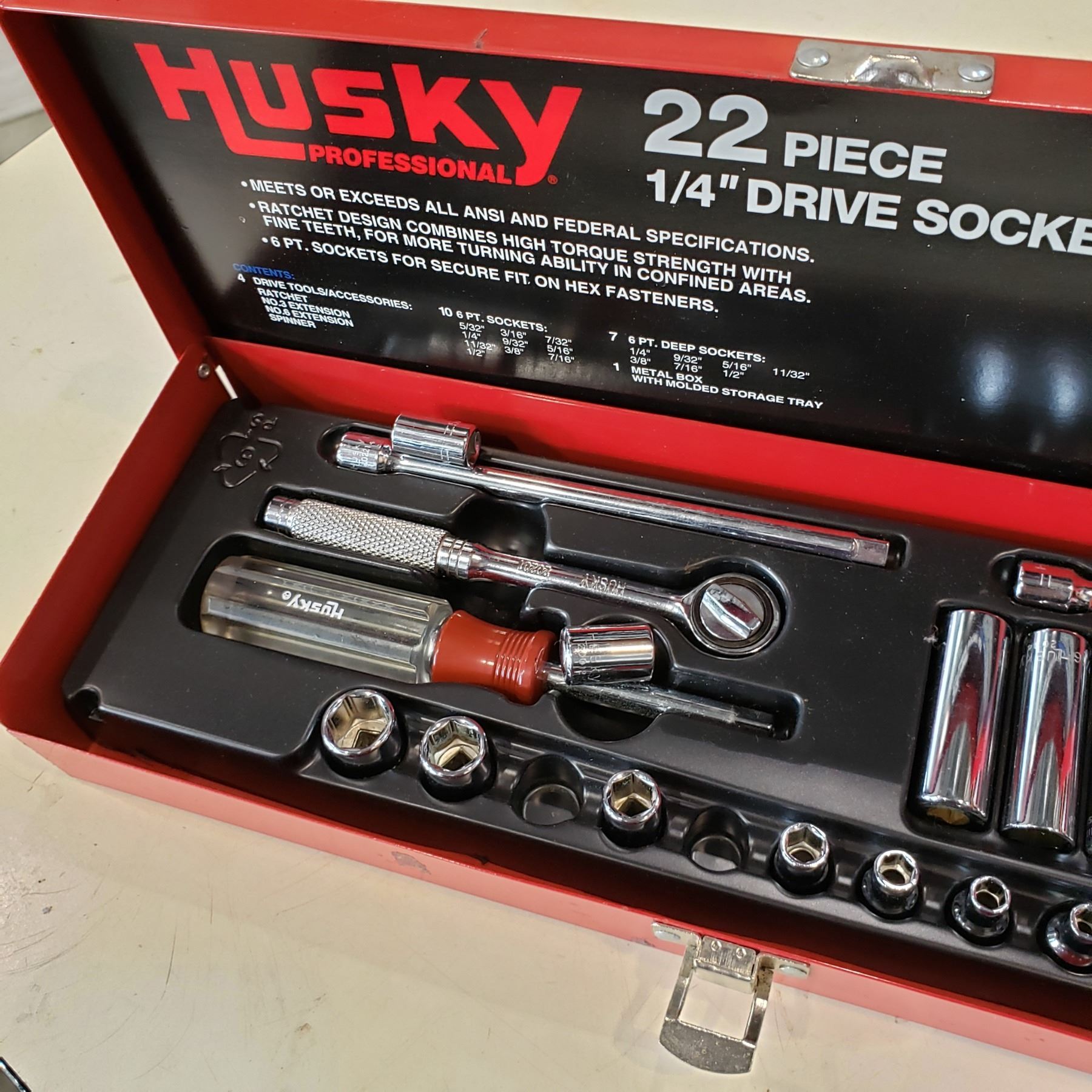 Husky empty socket set case Clearance