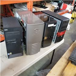 4 COMPUTER BOXES