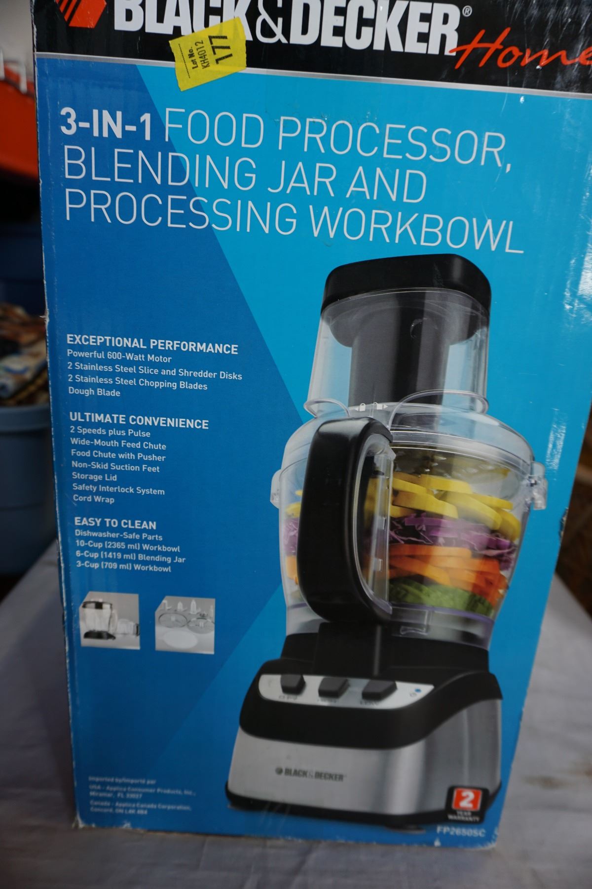 BLACK AND DECKER 3 IN 1 FOOD PROCESSOR Big Valley Auction black-and-decker-3-in-1-food-processor-big-valley-auction