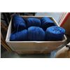 Image 2 : BOX OF NAVY BLUE WOOL YARN
