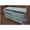 Image 2 : PAINTED 6 DRAWER DRESSER