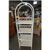 Image 1 : WHITE 4 TIER RATTAN SHELF