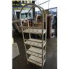 Image 3 : WHITE 4 TIER RATTAN SHELF