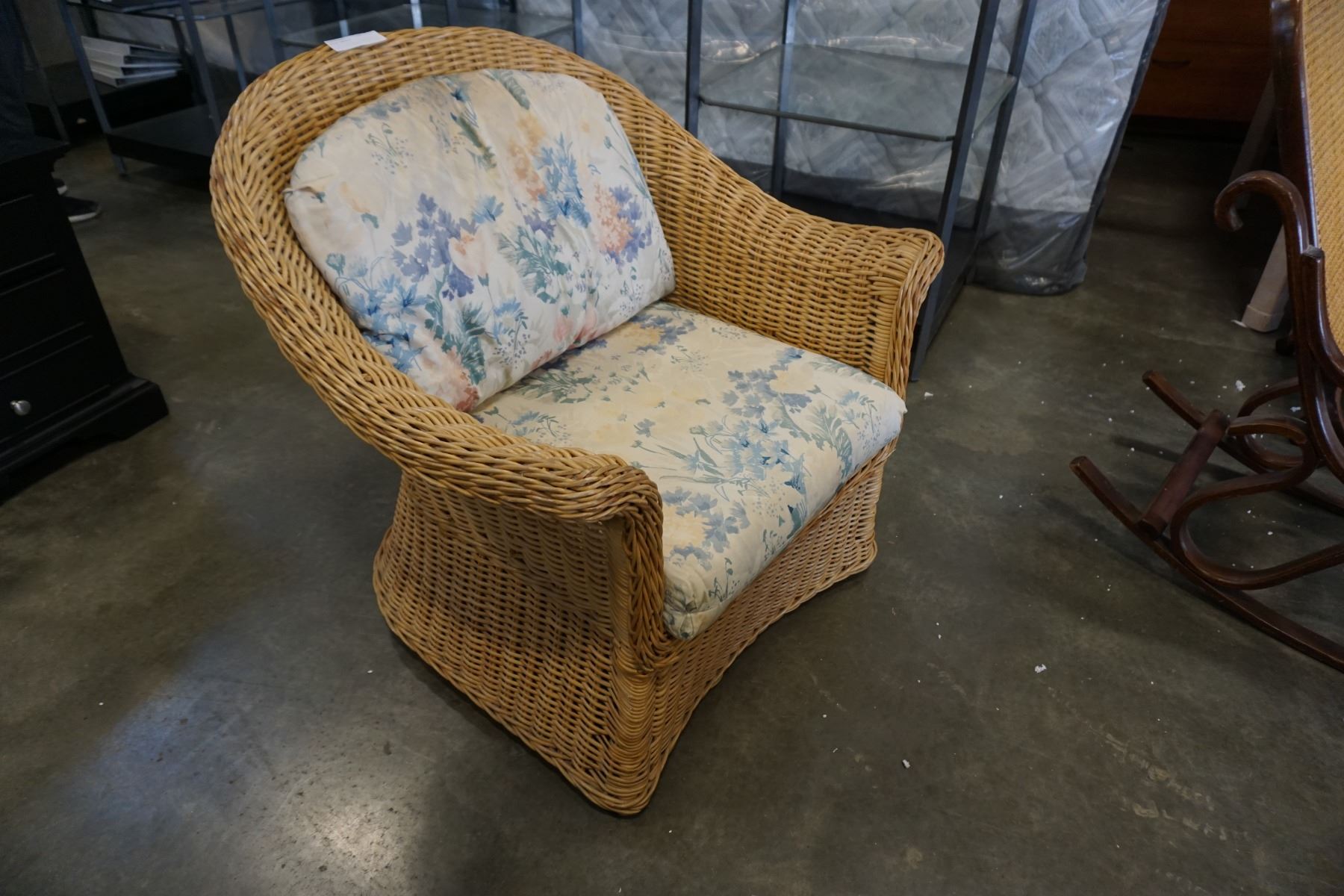 RATTAN ARMCHAIR - Big Valley Auction