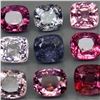 Image 2 : Natural  Fancy Color Burma Spinel 9Pcs/7.00Ct.