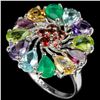 Image 1 : Natural Multi Gemstones Ring