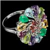 Image 2 : Natural Multi Gemstones Ring