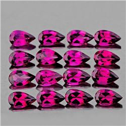 Natural  Rhodolite Garnet 12 Pcs 5x3 MM - FL