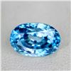 Image 1 : Natural Blue Cambodian Zircon 3.85 Ct