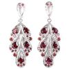 Image 1 : NATURAL AAA PURPLISH PINK RHODOLITE Earrings