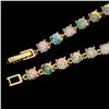Image 3 : Natural Unheated Round White Opal 63.74 Ct Bracelet