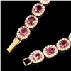 Image 3 : Natural Top Rich Pink Tourmaline Bracelet
