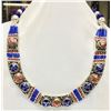 Image 1 : Tibet Natural Stone Tribal Queen Royal Necklace