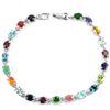 Image 1 : Natural EMERALD RUBY SAPPHIRE Bracelet