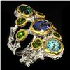 Image 1 : Natural Stunning Rich Blue Tanzanite, Zircon & Diopside