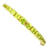 Image 1 : Natural  Rich Green Peridot 75.03 Cts Bracelet