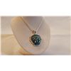 Image 2 : STUNNING HAND CARVED LABRADORITE BUDDAH PENDANT