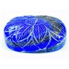 Image 1 : HUGE CERTIFIED BLUE LAPIS CARVED FLOWER