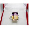 Image 1 : BEAUTIFUL 7.23 CT 100 % NATURAL AMETRINE RING