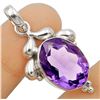 Image 1 : GORGEOUS 8 CT NATURAL AMETHYST PENDANT