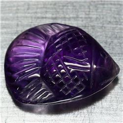 AMAZING NATURAL AMETHYST HAND CARVED  FISH